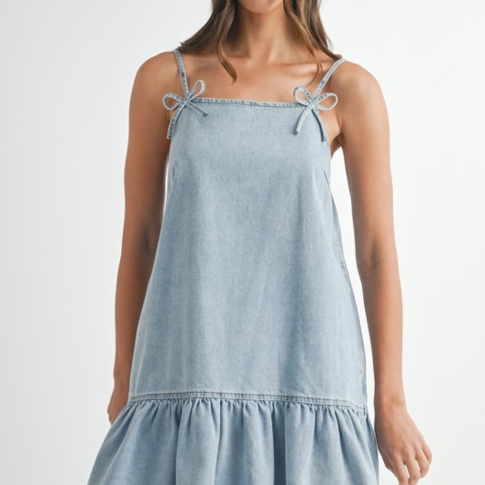 Denim Blue Mini Dress